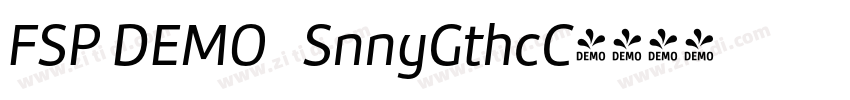 FSP DEMO   SnnyGthcC字体转换